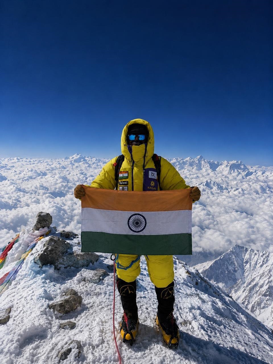 Telangana’s Tulasi Reddy Palpunoori Conquers Mount Everest